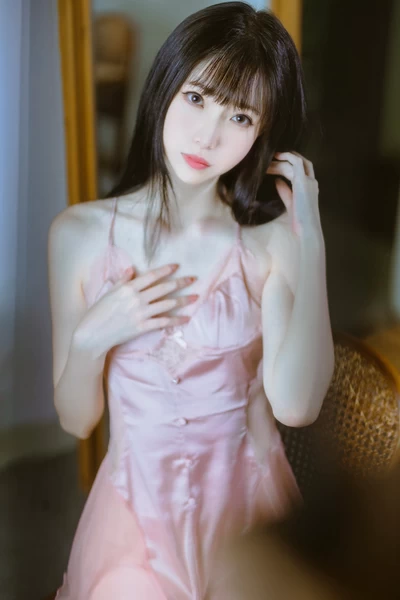 许岚LAN – NO.009 半透粉纱