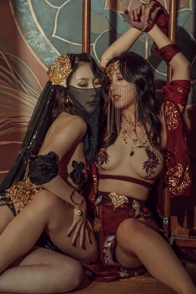 云溪溪 – NO.044 奶桃-双人古风