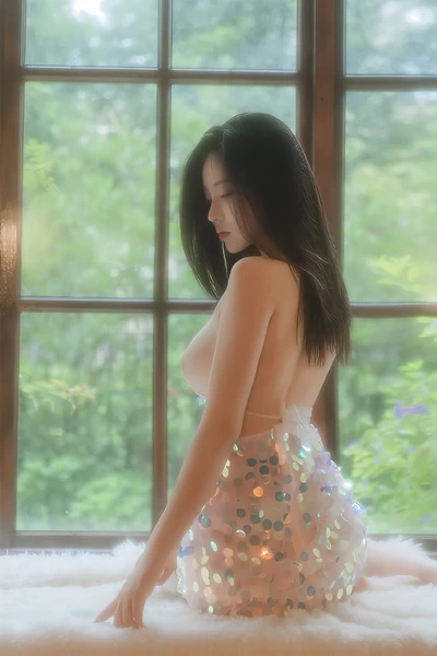 年年nnian – NO.082 亮片透明礼服